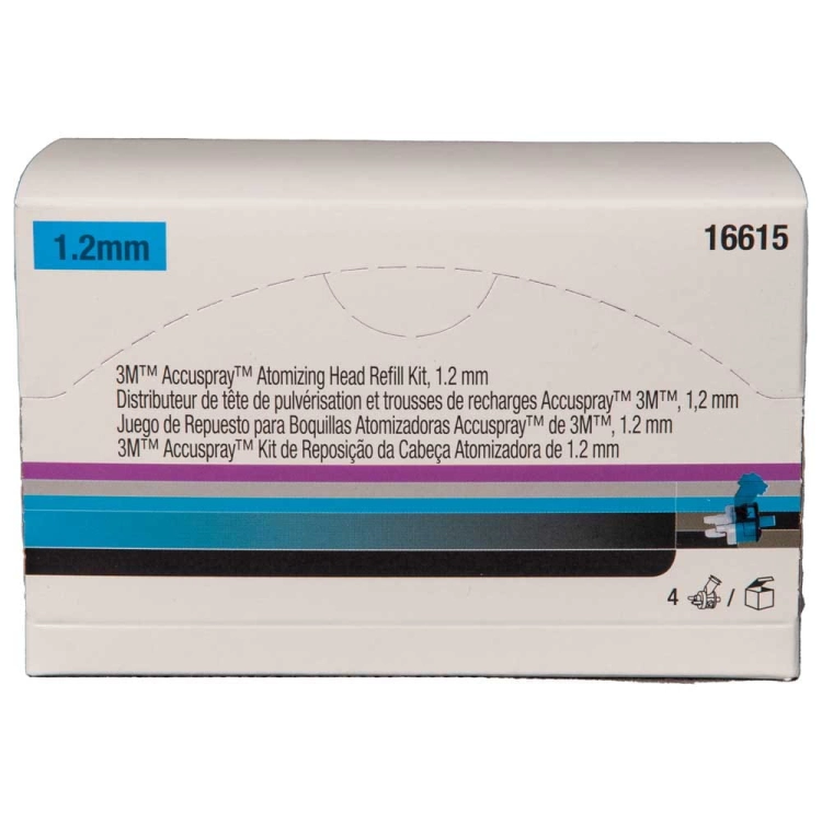 Dysze do pistoletu natryskowego Accuspray 3M 16615 opk.4 szt 1,2mm