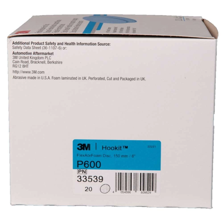 3M 33539 Elastyczne dyski ścierne na gąbce 150mm P600