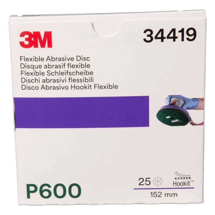 Elastyczne dyski ścierne 3M 34419 150mm P600