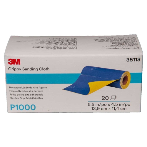 3M 35113 Arkusze ścierne 14 x 11,4cm  P1000