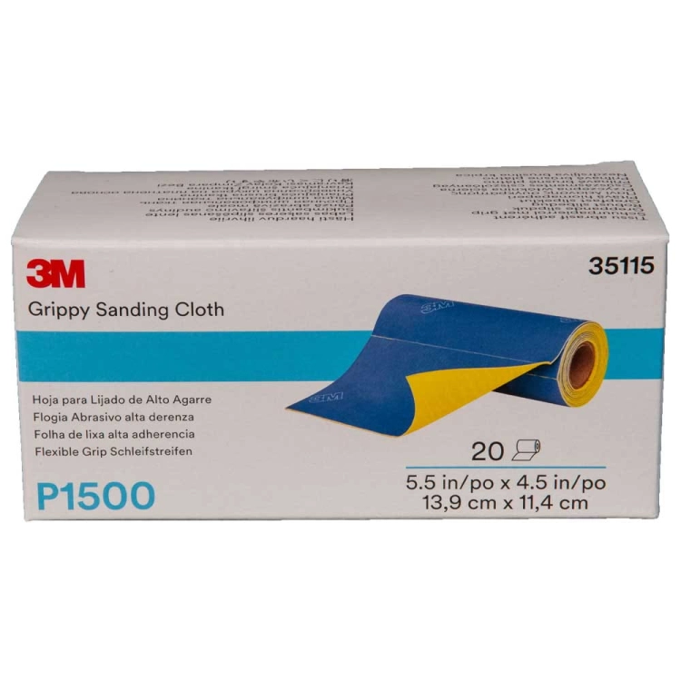 3M 35115 Arkusze ścierne 14 x 11,4cm  P1500
