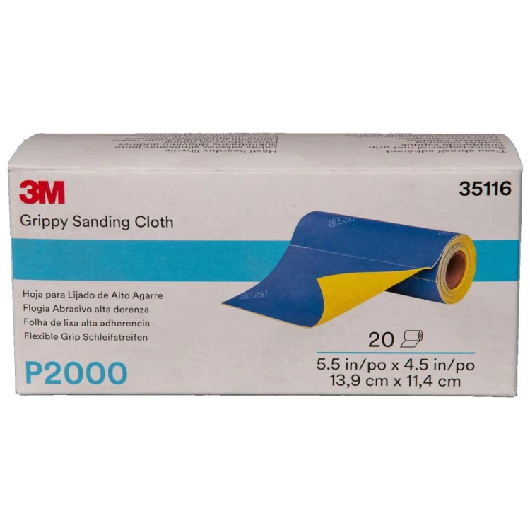 3M 35116 Arkusze ścierne 14 x 11,4cm  P2000