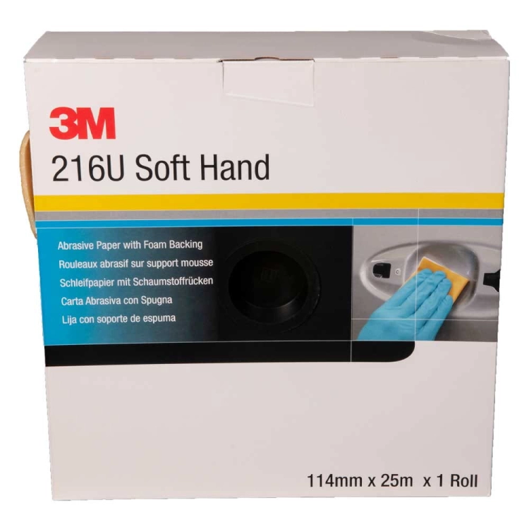 Gąbka ścierna do szlifowania ręcznego P800 216U 3M 50340