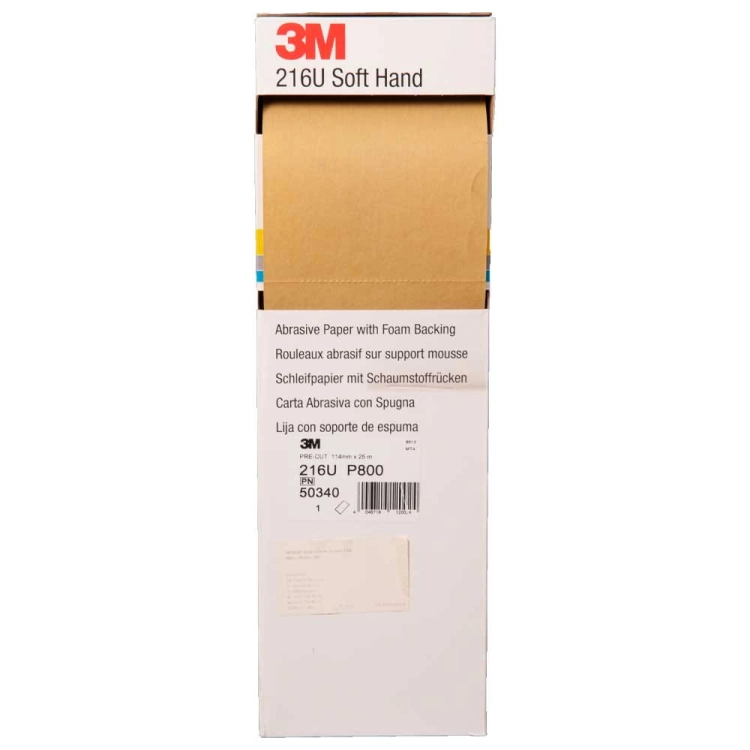 Gąbka ścierna do szlifowania ręcznego P800 216U 3M 50340