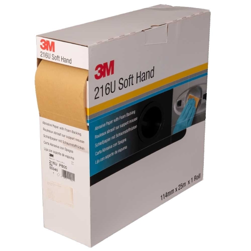 Gąbka ścierna do szlifowania ręcznego P800 216U 3M 50340