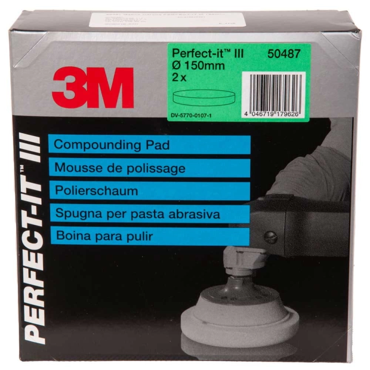 3M 50487 Gąbka polerska zielona 150 mm