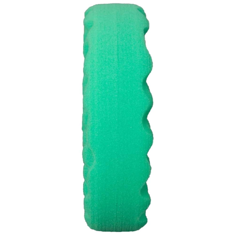 3M 50962 Dwustronna gąbka polerska zielona karbowana 150mm