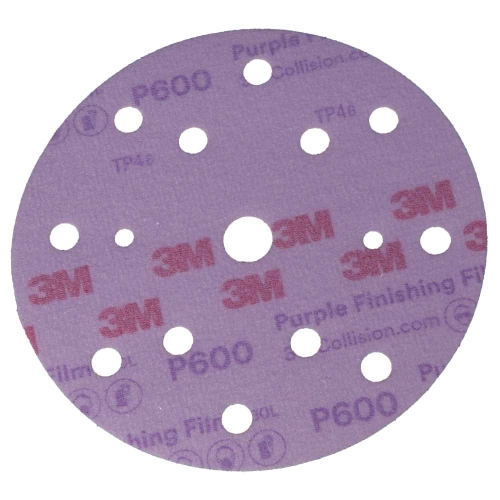 Krążki ścierne na rzep P600 150 mm 15 otworów 3M 51156 260L