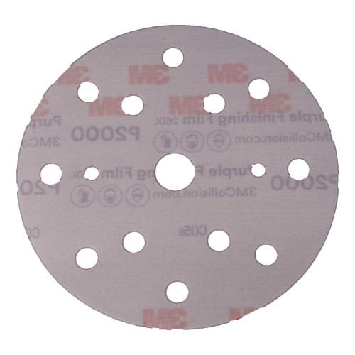 Krążek ścierny na rzep P2000 150 mm 15 otworów 3M 31304 260L