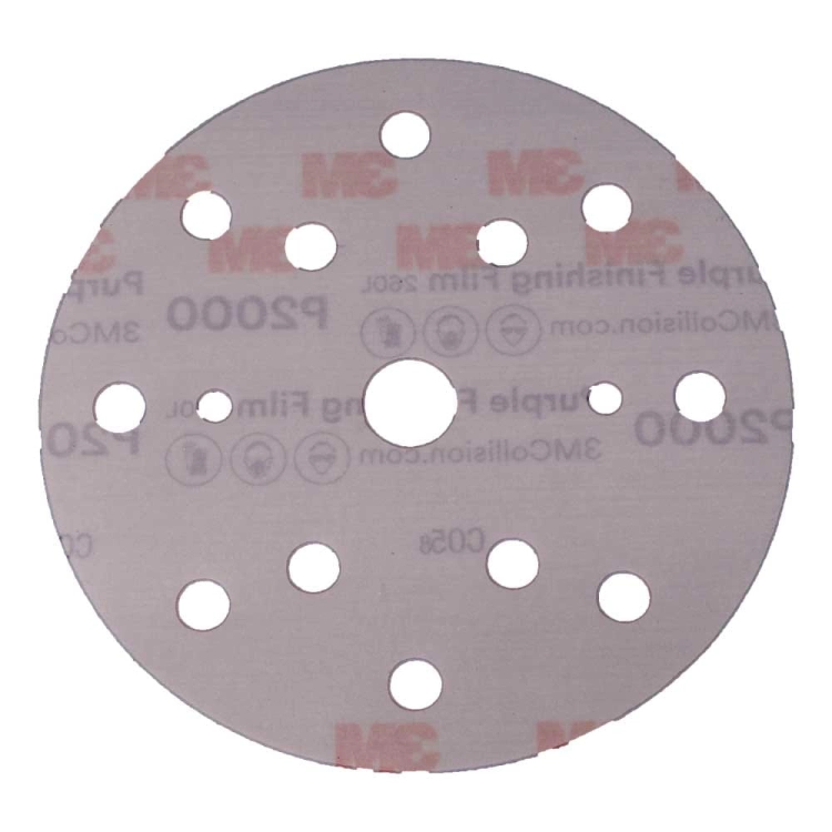 Krążek ścierny na rzep P2000 150 mm 15 otworów 3M 31304 260L