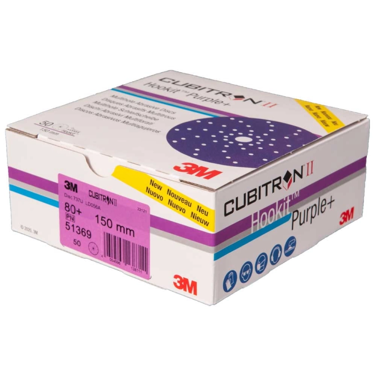 Dysk ścierny na rzep Cubitron II 737U 150 mm 80+ 3M 51369