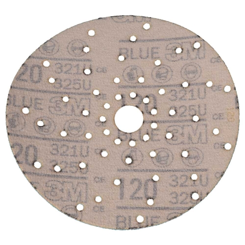 Krążki ścierne wielootworowe 150 mm P120 3M Hookit Blue 325U 51373
