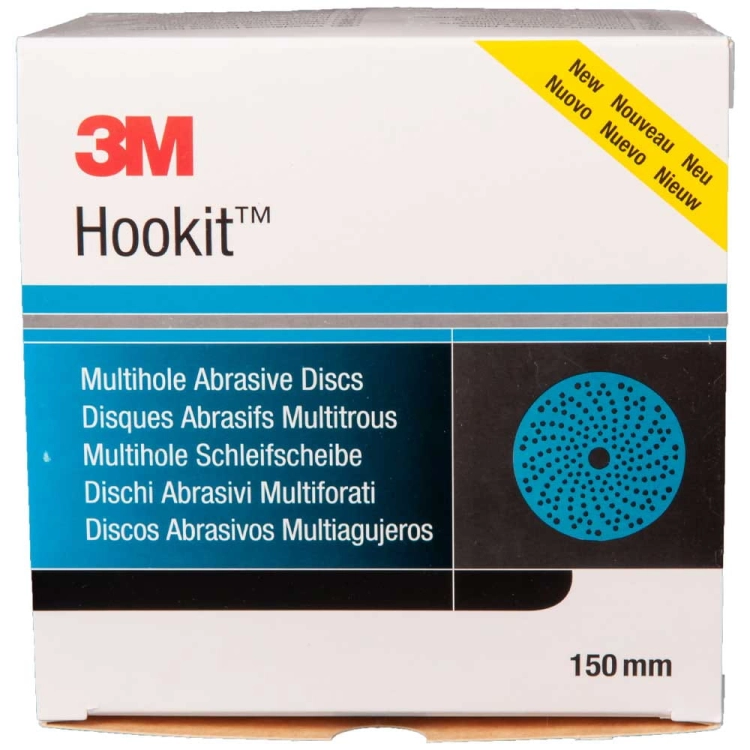 Krążki ścierne wielootworowe 150 mm P120 3M Hookit Blue 325U 51373