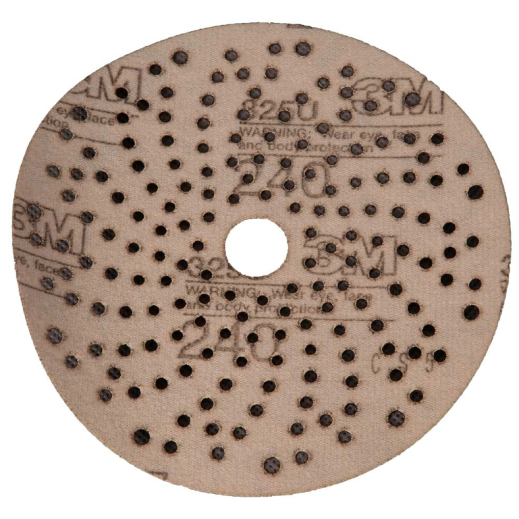 Krążek ścierny wielootworowy na rzep 150 mm P240 3M Hookit 325U Blue