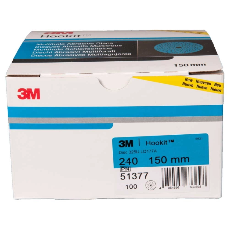 3M 51377 Krążki ścierne wielootworowe Blue 325U 150/ P240