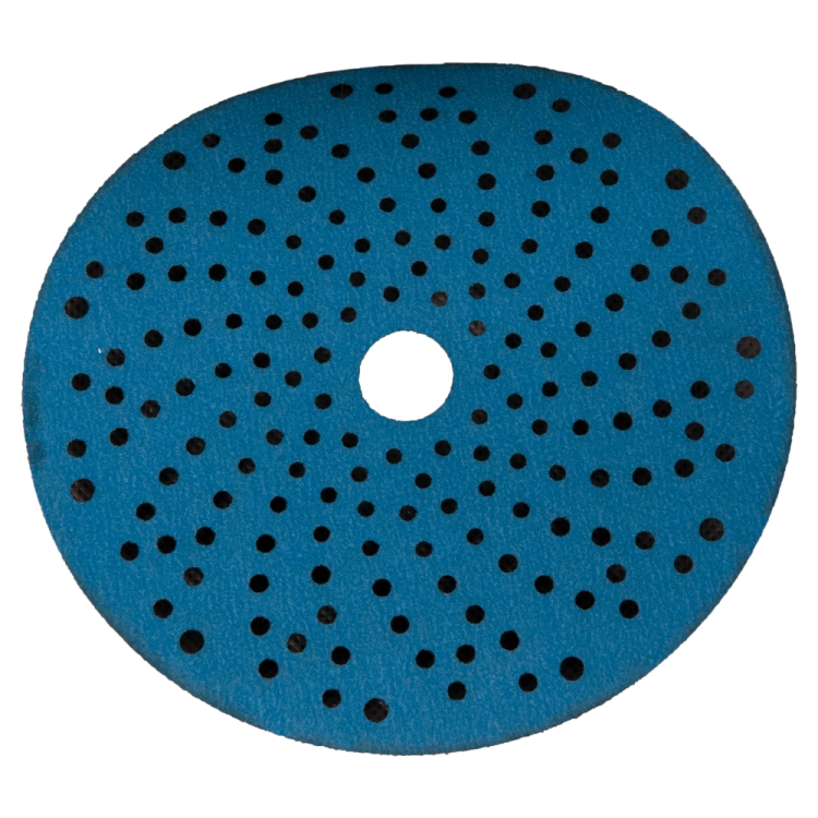 Krążek ścierny wielootworowy na rzep 150 mm P280 3M Hookit 325U Blue