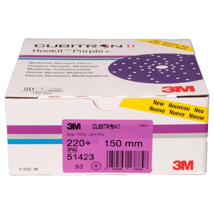 Dysk ścierny wielootworowy na rzep 150 mm 150+ 3M 51423 Cubitron II Hookit 737U