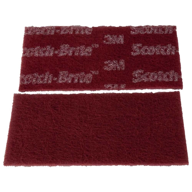 Włóknina ścierna czerwona Very Fine 3M™ Scotch-Brite™ 64659 114 x 228 mm