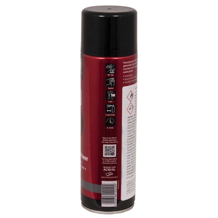 Podkład wytrawiający 1K 450 ml spray U-POL ACID8