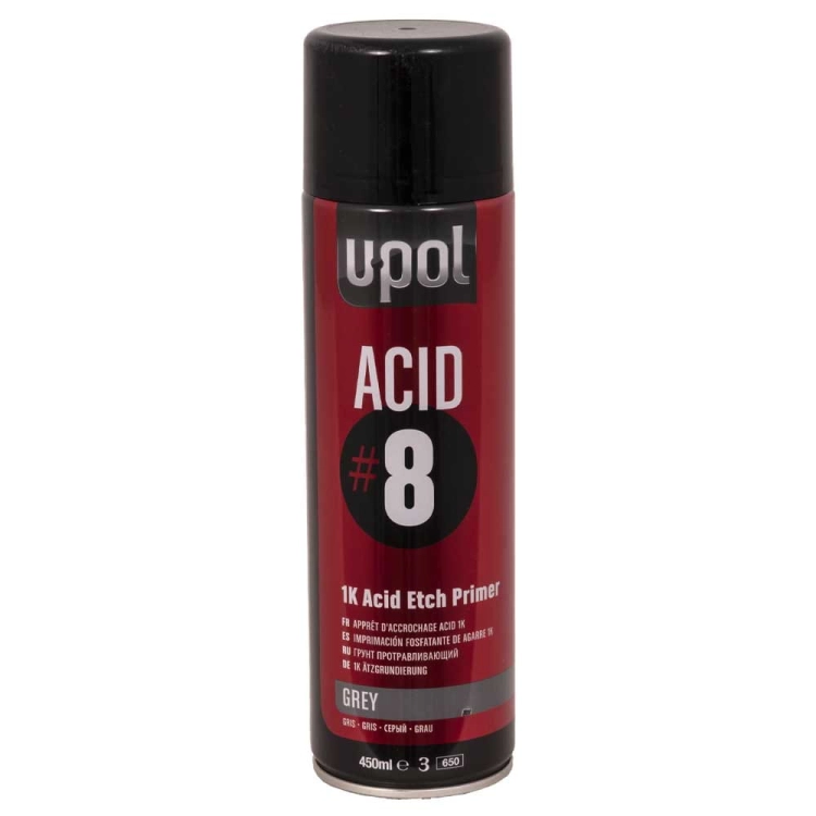 Podkład wytrawiający 1K 450 ml spray U-POL ACID8