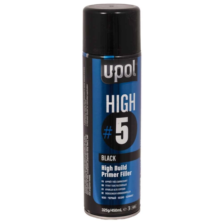 U POL Podkład grubowarstwowy czarny 450ml HIGHB/AL UP0871 w spray