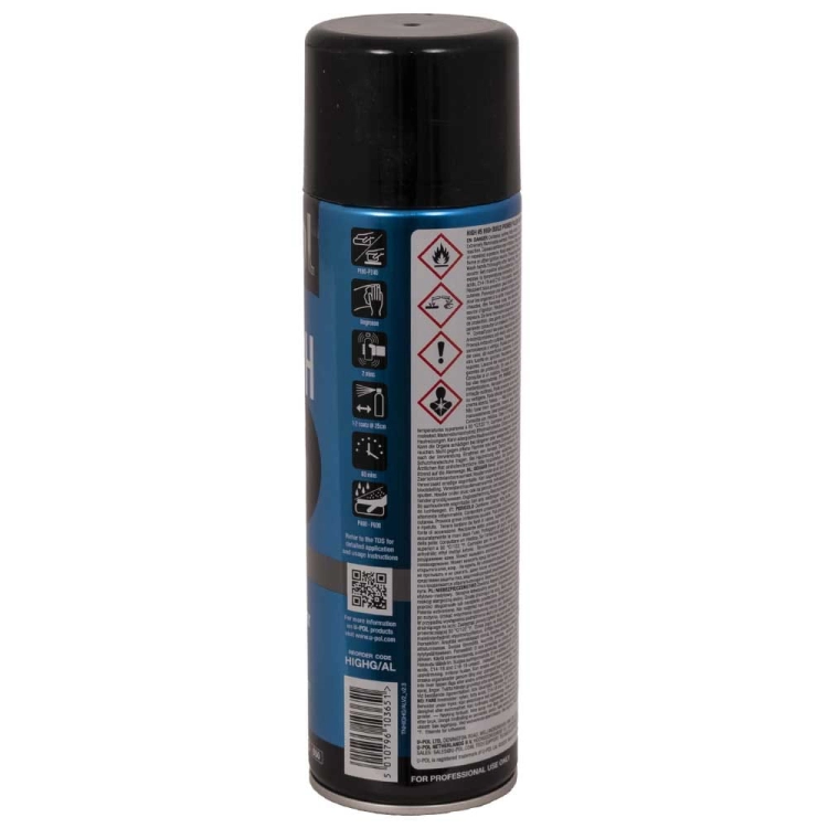 Podkład grubowarstwowy szary spray 450 ml U-POL HIGH5 /AL UP0791V