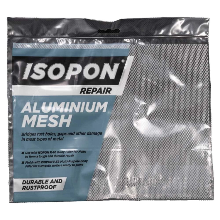 U POL Wzmacniająca siatka aluminiowa 25x20cm srebrna