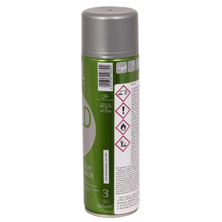 Podkład cynkowy do spawania spray 450 ml U-POL WELD2