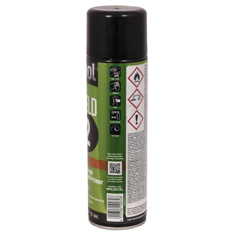 Podkład miedziany do spawania spray 450 ml U-POL WELDC/AL