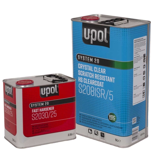 Lakier bezbarwny HS 2081 5L + utw.szybki 2030 2,5L