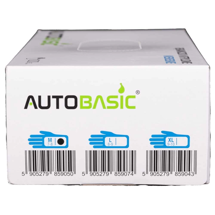 Rękawice niebieskie nitrylowe M (100 szt.)