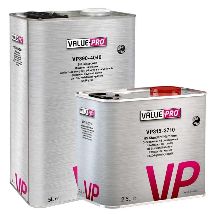 Lakier bezbarwny 4040 5L + utw. stand. 3710 2,5 L