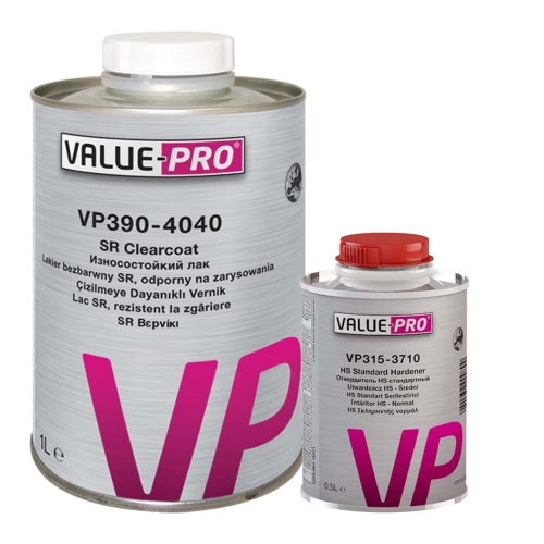 Lakier bezbarwny 4040 1L + utw. stand. 3710 0,5 L