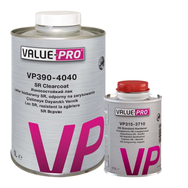 Lakier bezbarwny 4040 1L + utw. stand. 3710 0,5 L