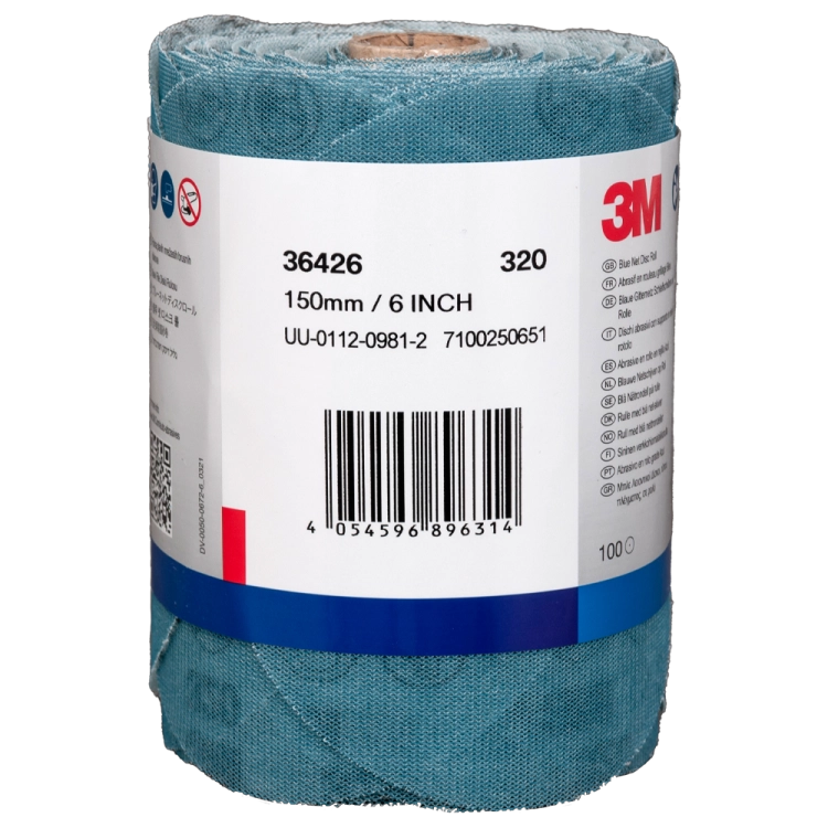 Krążki ścierne na siatce 150 mm P320 Blue Net 3M 36426