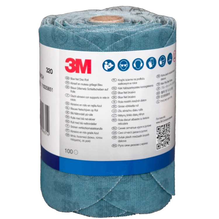 Krążki ścierne na siatce 150 mm P320 Blue Net 3M 36426