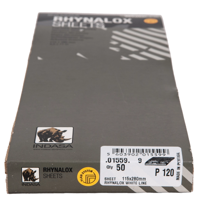 Papier ścierny 115mmx280mm P120 015599