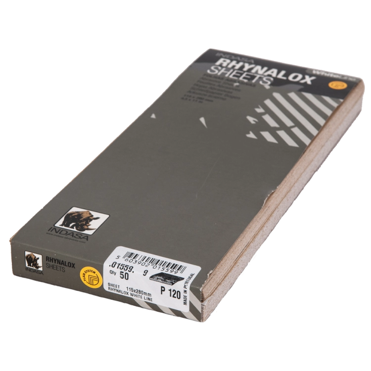 Papier ścierny 115mmx280mm P120 015599