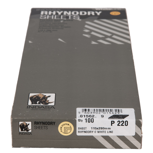 Papier ścierny 115mmx280mm P220 015629