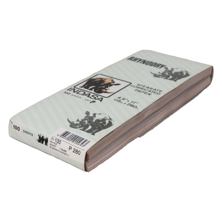 Papier ścierny 115mmx280mm P280 015643