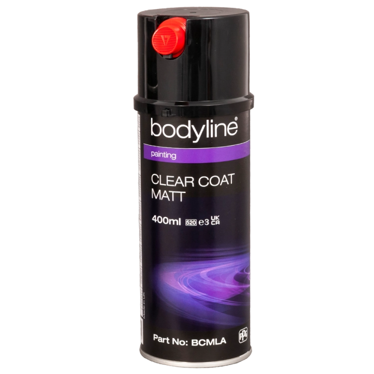 Bodyline Lakier bezbarwny w spray matowy 500ml BCMLA