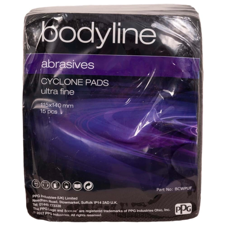 Bodyline Włókniana ścierna drobna szara 115x140  BCWPUF