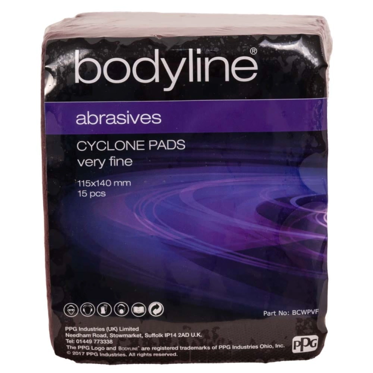 Bodyline Włókniana ścierna drobna czerwona 115x140 BCWPVF