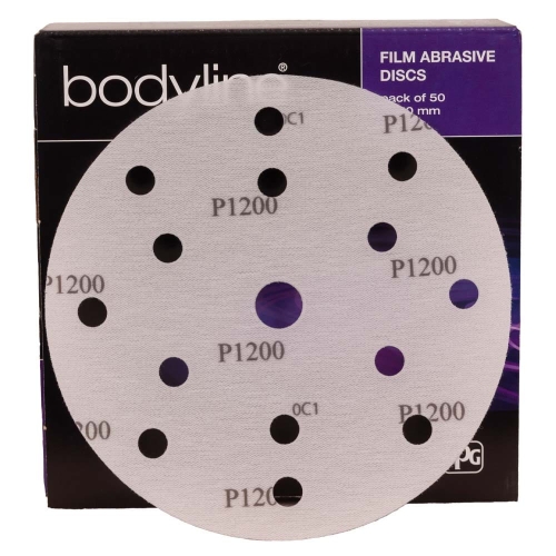 Bodyline Krążki ścierne na folii 15-otw P1200 BFAD150