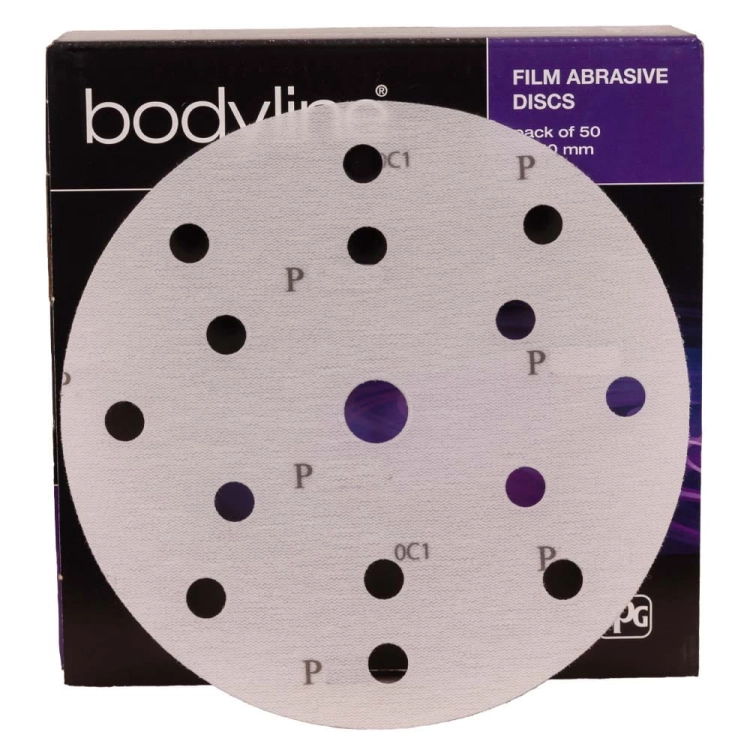 Bodyline Krążki ścierne na folii 15-otw P1500 BFAD150