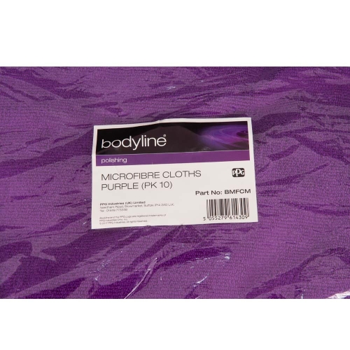 Ściereczki z mikrofibry fioletowe 10 szt. Bodyline BDPBMFCM