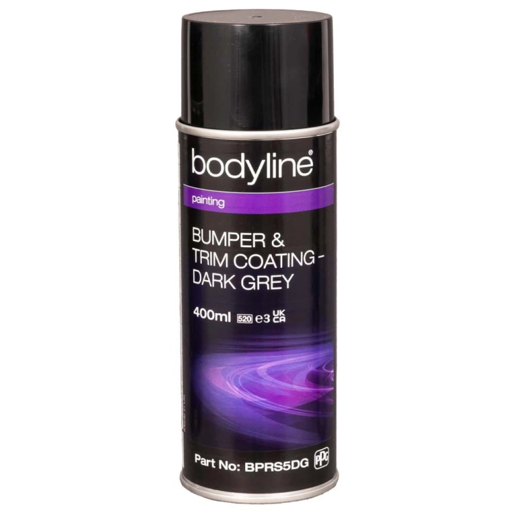 Bodyline Spray do zderzaków i wyposażenia DarkGrey 400ml  BPRS5DG struktura