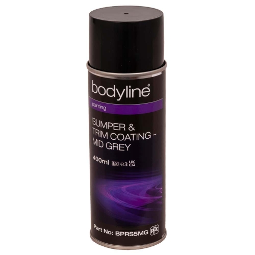 Bodyline Spray do zderzaków i wyposażenia MidGrey 400ml  BPRS5MG struktura