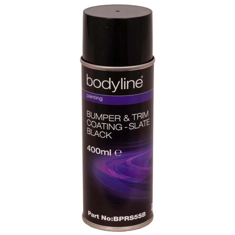 Bodyline Spray do zderzaków i wyposażenia SlateBlack 400ml   BPRS5SB struktura