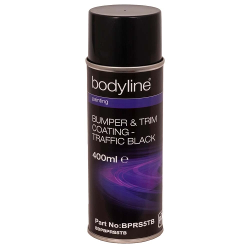 Bodyline Spray do zderzaków i wyposażenia TraficBlak 400ml  BPRS5TB struktura